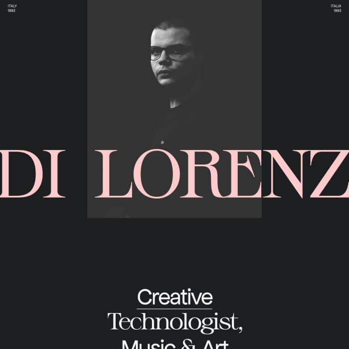 Lorenzo Girardi Landing Page