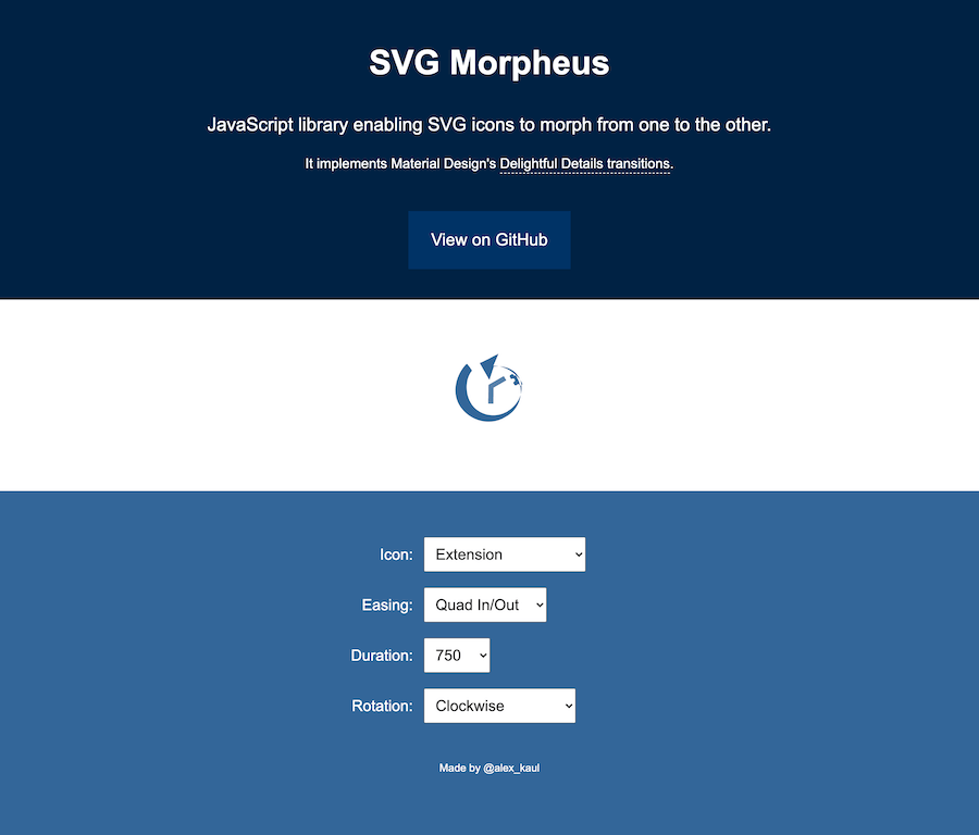 SVG Morpheus Website